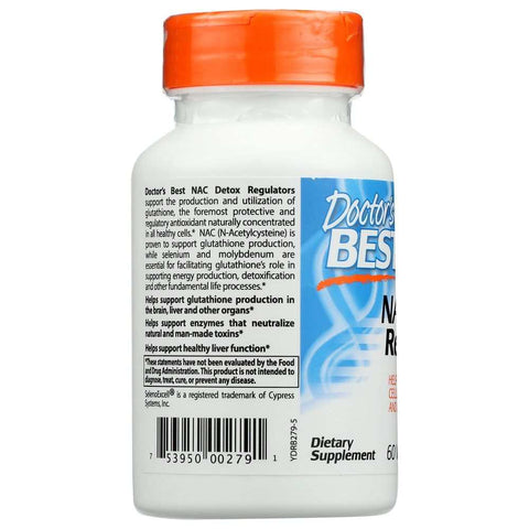 NAC Detox Regulators 60 vc Supplement Doctor's Best