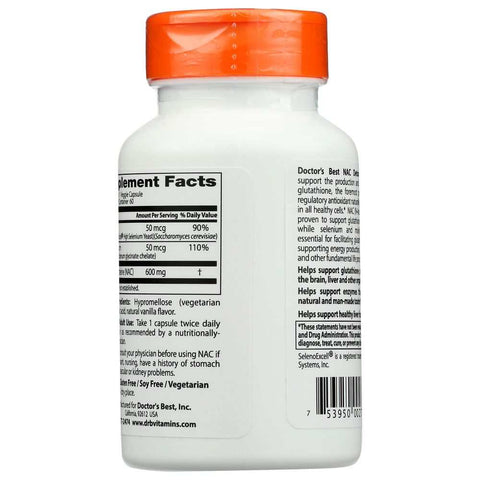 NAC Detox Regulators 60 vc Supplement Doctor's Best