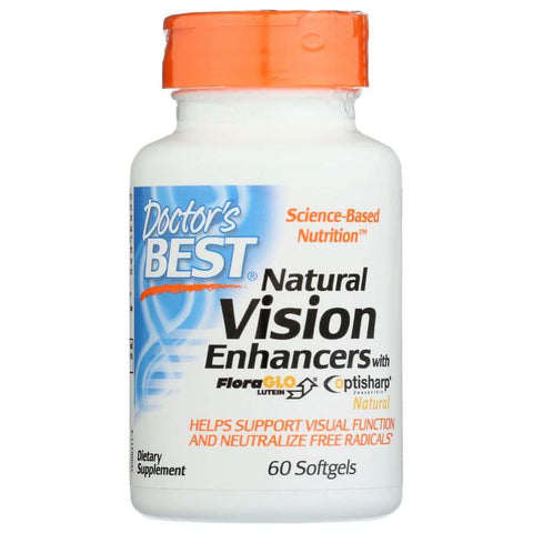 Natural Vision Enhancers with Lutein and Zeaxanthin Supplement 60 sg Doctor's Best