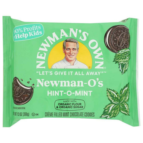 Newman O's Hint O Mint Creme Cookies 13 oz Newman’s Own