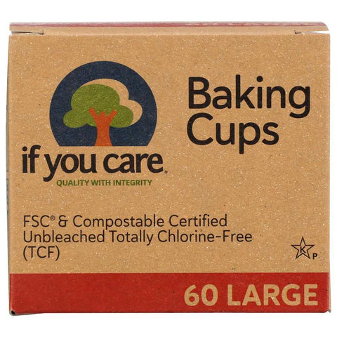 Large Baking Cups 2.5in 60 Cups If You Care