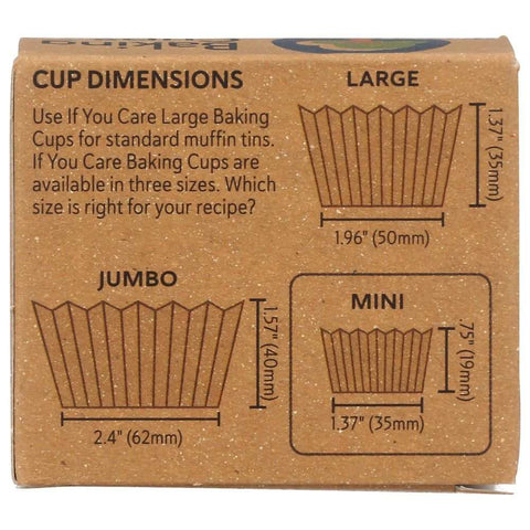 Mini Baking Cups Unbleached Greaseproof Paper 90 Pack If You Care