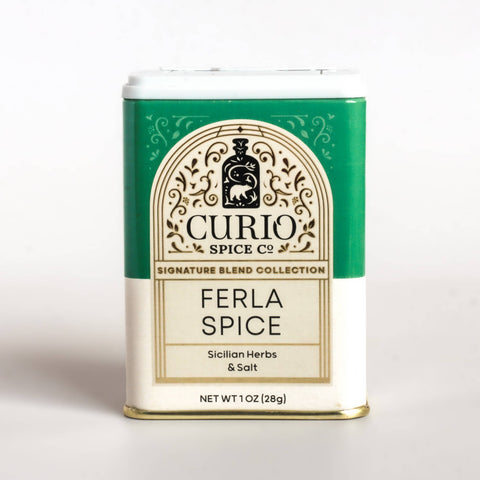 Curio Ferla Spice Sicilian Sea Salt Herbal Blend 6 Pack Case