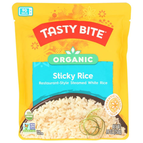 Sticky Rice Organic 8.8 oz TASTY BITE