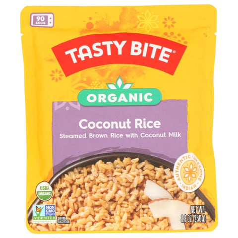 Coconut Rice 8.8 oz Pack Ready to Eat Tasty Bite