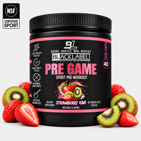 Pregame Customizable Caffeine Sport Supplement BLACKLABEL