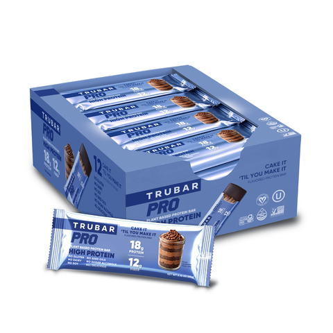 Plant-Based High Performance Protein Bar Cake It 'Til You Make It TRUBAR PRO