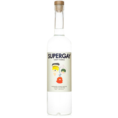 Supergay Craft Vodka Handcrafted Organic Corn 750ML Supergay Spirits