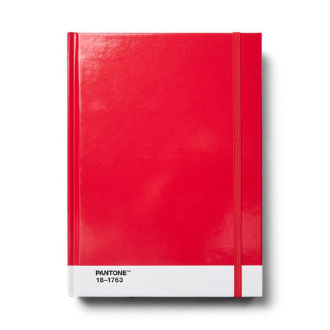 Red 18-1763 Large Notebook Pantone
