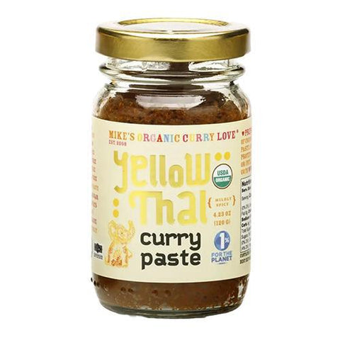 Yellow Thai Curry Paste Organic 120G Mike's Organic Curry Love