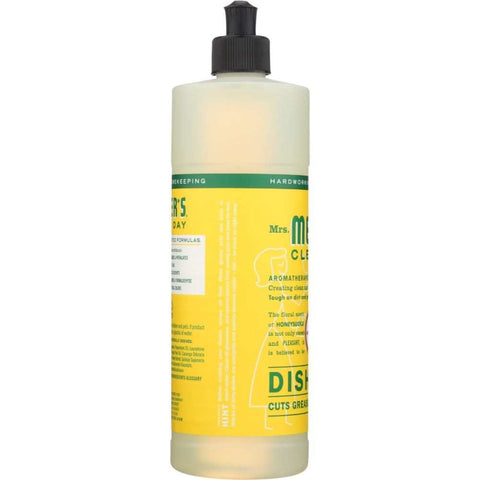 Liquid Dish Soap Honeysuckle Scent Grease Cleaner Mrs. Meyer’s 16oz