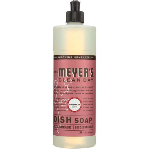 Liquid Dish Soap Rosemary Scent Clean Day 16 Oz MRS. MEYER'S