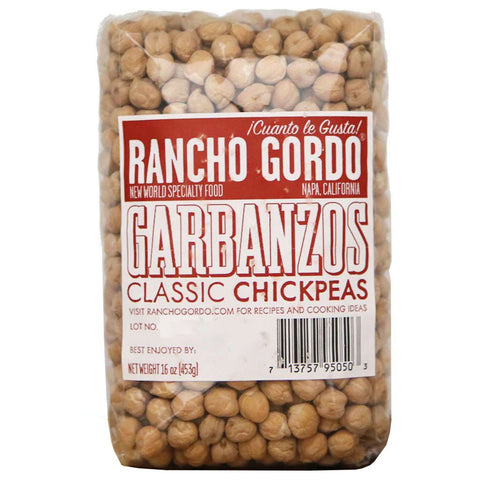 Garbanzos Classic Chickpeas 16OZ Rancho Gordo