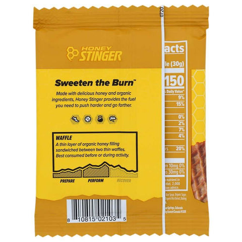 Organic Honey Waffle Thin Layer Snack 1 Oz Honey Stinger