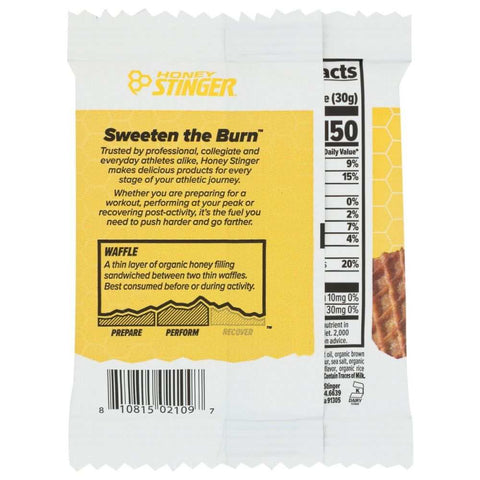 Waffle Vanilla Honey Stinger Energy Snack 1.06 oz