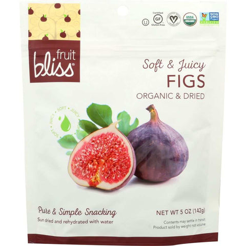 Organic Turkish Figs Non-GMO Vegan Kosher Certified Fruit Bliss 5oz