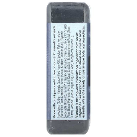 Activated Charcoal Soap With Dead Sea Minerals Argan Oil Shea Butter 7 oz ONE WITH NATURE