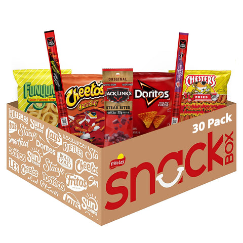 Frito Lay Chips and Jack Links Meats Snack Mix Variety Pack  (Pack of 30)