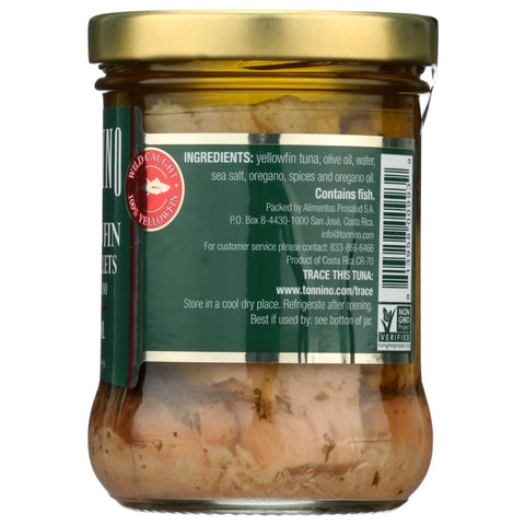 Tuna Fillets with Oregano in Olive Oil 6.7 oz TONNINO