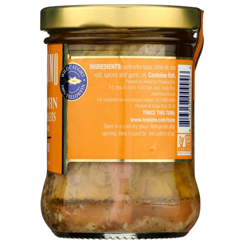 Tuna Fillets with Garlic in Olive Oil 6.7 oz TONNINO