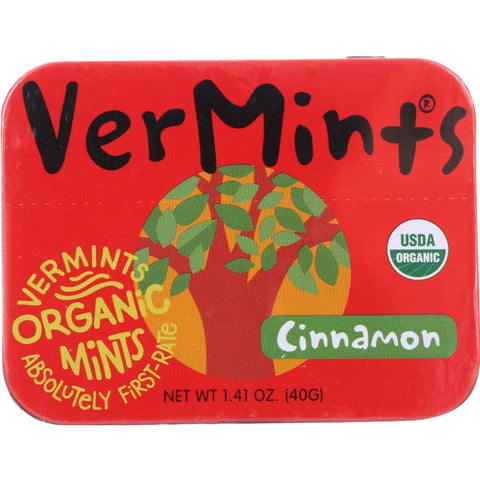 Organic Cinnamon Mints 1.41 oz VerMints