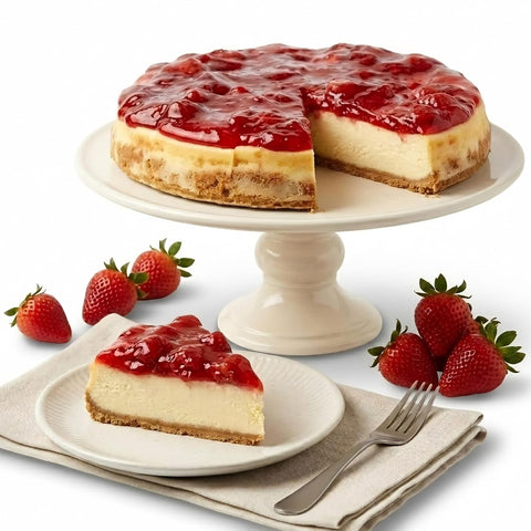 Gluten-Free Strawberry Key Attribute 9-Inch Cheesecake Andy Anand