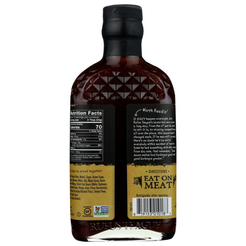 Whiskey Maple Bbq Sauce 16 oz RUFUS TEAGUE