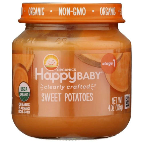 Sweet Potatoes Stage 1 Baby Food Jar HAPPY BABY