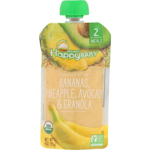 Granola Ban Pineapple Avocado Granola 4 oz Happy Baby