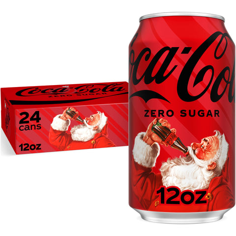 Coke Zero Sugar Cola Soda, 12 Oz, 24 Pack (Package May Vary)