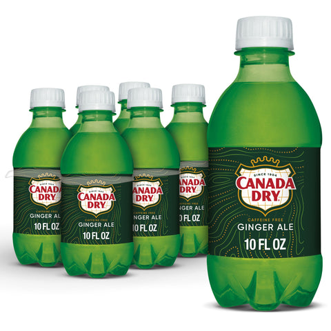 Canada Dry Ginger Ale Soda, 10 Fl Oz Bottles, Pack of 6