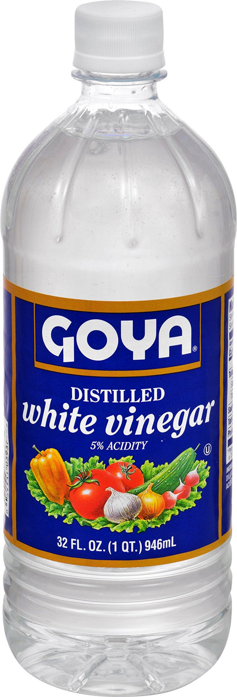 Goya Foods Distilled White Vinegar, 32 Fl Oz (Pack Of 12)