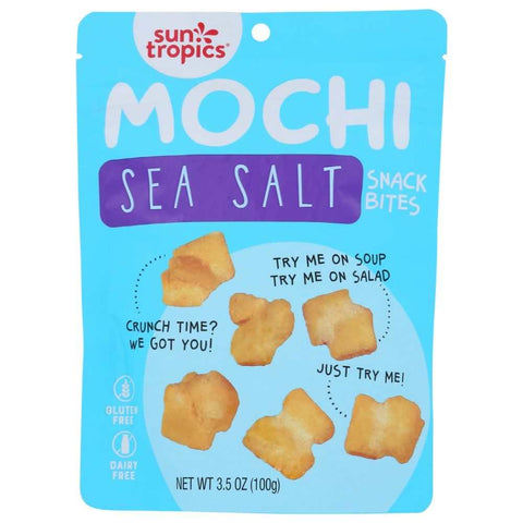 Sea Salt Mochi Snack Bites Rice Nugget Puffs Sun Tropics