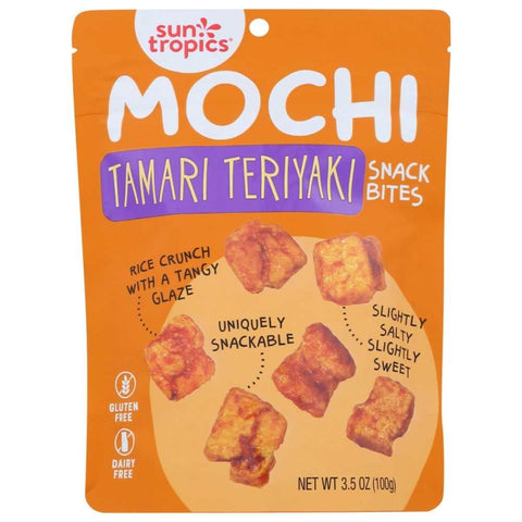 Mochi Tamari Teriyake Snack Bites 3.5 oz Sun Tropics