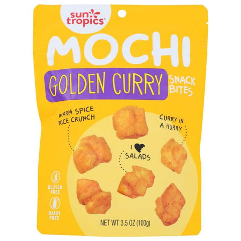 Mochi Golden Curry Snack Bites Crunchy Rice Nugget Puffs Sun Tropics