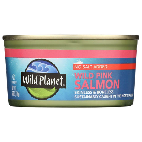Alaska Pink Salmon No Salt Wild Planet 6 oz