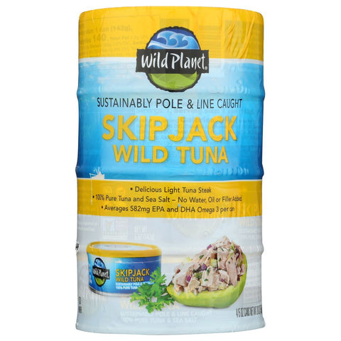 Skipjack Wild Tuna Premium 4 Count 20 oz Tuna by WILD PLANET