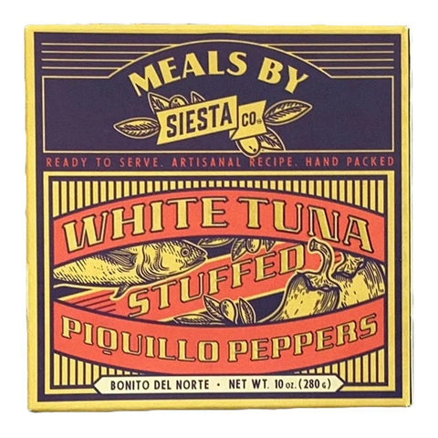 White Tuna Stuffed Piquillo Peppers 10OZ Siesta Co.