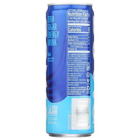 Energy Kola Zero Calorie Soda 12 oz Zevia