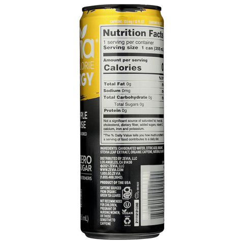 Drink Energy Pineapple Energy Drink 12 fl oz ZEVIA