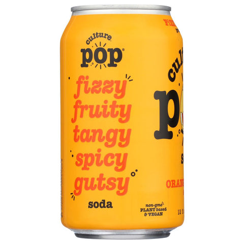 Orange Mango Chili Lime Probiotic Soda 12 fl oz CULTURE POP