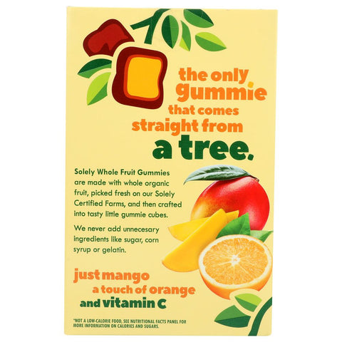 Fruit Gummies Organic Mango Orange 3.5 oz Solely