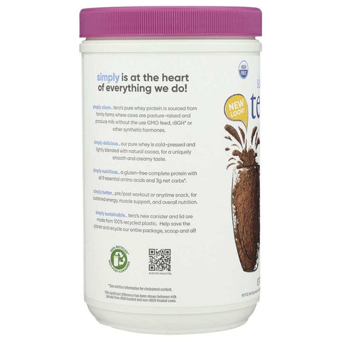 rBGH Free Dark Chocolate Whey Protein 12 oz TERA'S WHEY