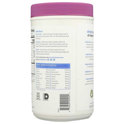 Bourbon Vanilla RBGH Free Whey Protein Powder 24 oz TERA'S WHEY