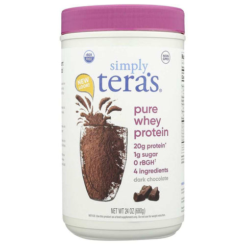 Dark Chocolate Coco rBGH Free FairTrade Certified Whey Protein TERA'S WHEY