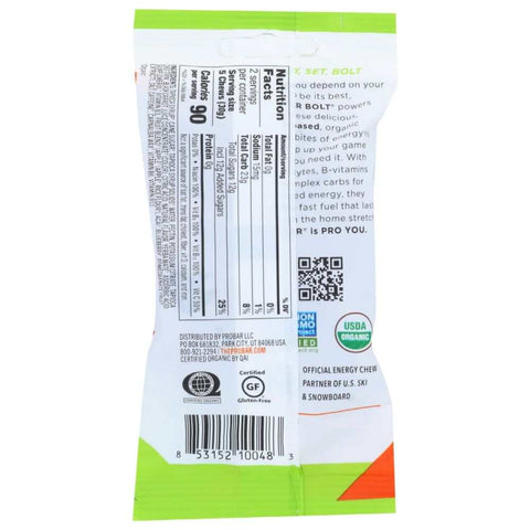 Energy Chew Raspberry Organic Energy Chew PROBAR