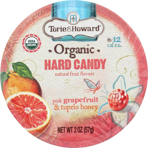 Candy Tin Grapefruit & Honey Scent Candle 2 oz TORIE & HOWARD