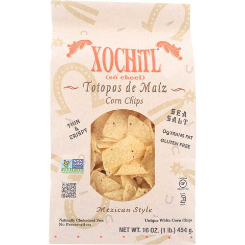 Salted Mexican Style Corn Chips 16 oz XOCHITL