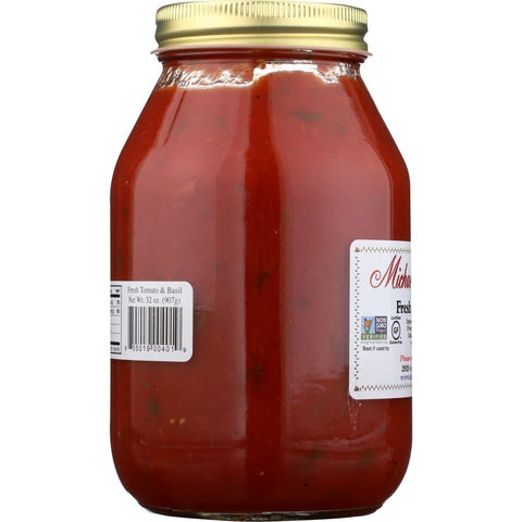 Fresh Tomato & Basil Sauce 32 oz Pasta Sauce MICHAELS OF BROOKLYN