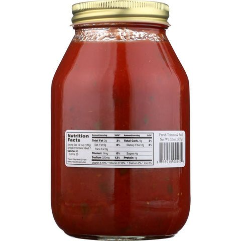 Fresh Tomato & Basil Sauce 32 oz Pasta Sauce MICHAELS OF BROOKLYN